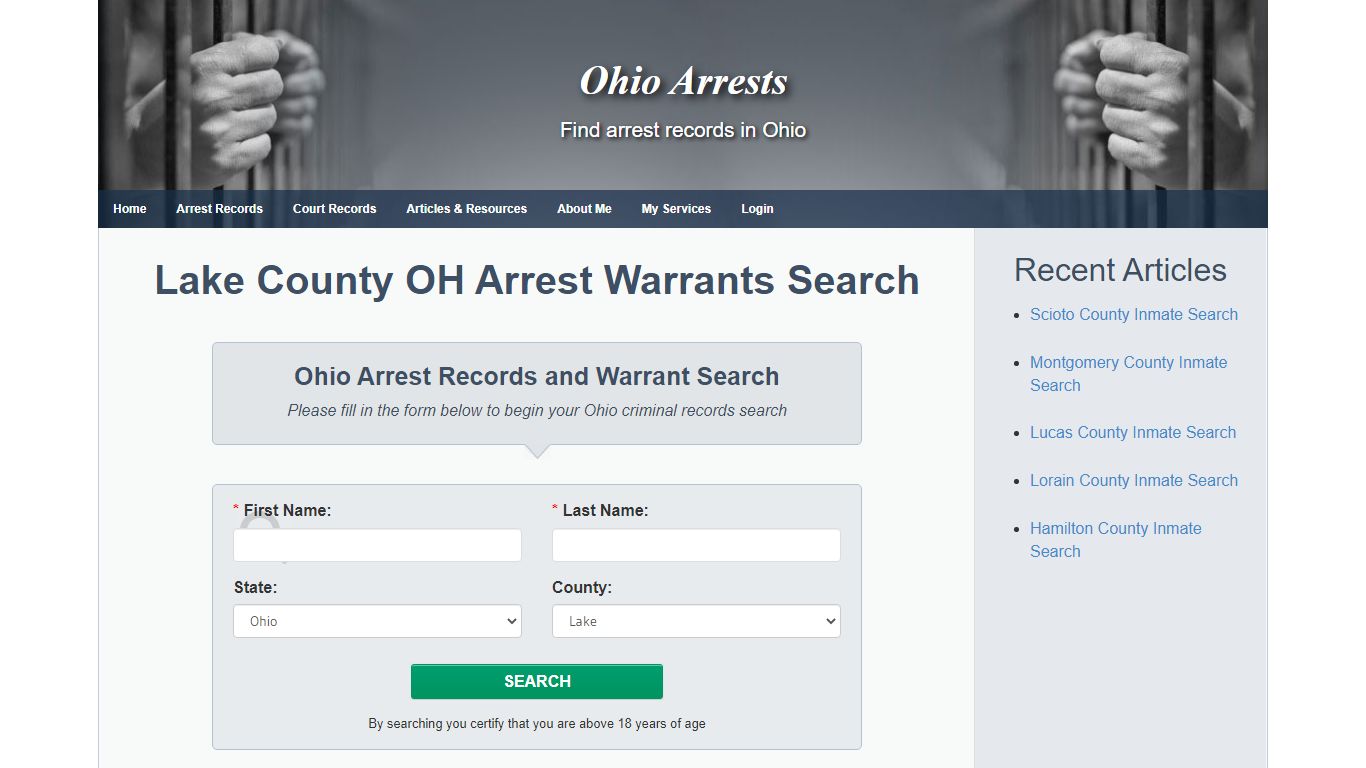Lake County OH Arrest Warrants Search - Ohio Arrests